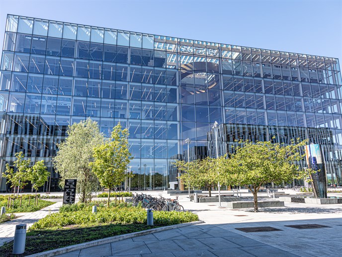 The front facade of Aker Tech