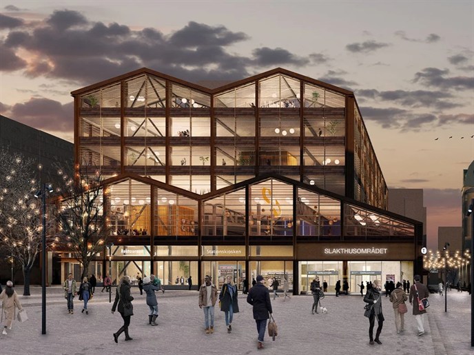Rendering of Hus 06 created by Lundgaard & Tranberg Arkitekter